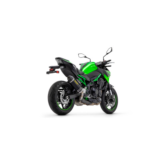 Silencieux Race-Tech ARROW - aluminium dark - embout carbone - homologué - KAWASAKI