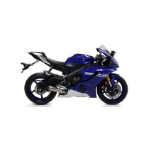 Silencieux Pro-Race ARROW - nichrome - homologué - YAMAHA YZF R6 2017-2024