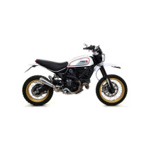 Silencieux Pro-Race ARROW - nichrome - homologué - DUCATI SCRAMBLER 800 DESERT SLED 2017-2020