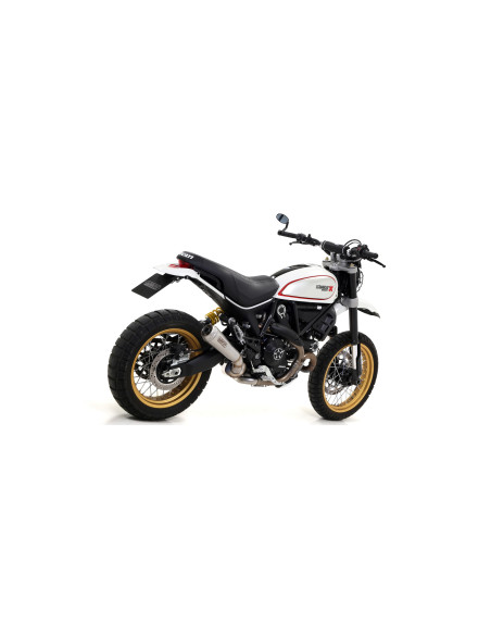 Silencieux Pro-Race ARROW - nichrome - homologué - DUCATI SCRAMBLER 800 DESERT SLED 2017-2020