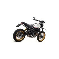 Silencieux Pro-Race ARROW - nichrome dark - homologué - DUCATI SCRAMBLER 800 DESERT SLED 2017-2020 2