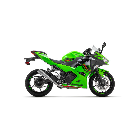 Silencieux Pro-Race ARROW - nichrome - homologué - KAWASAKI NINJA 400 2018-2023 - Z 400 2019-2023
