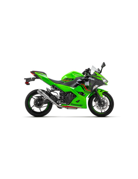 Silencieux Pro-Race ARROW - nichrome - homologué - KAWASAKI NINJA 400 2018-2023 - Z 400 2019-2023