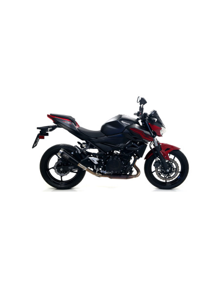 Silencieux Pro-Race ARROW - nichrome dark - homologué - KAWASAKI NINJA 400 2018-2023 - Z 400 2019-2023