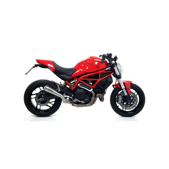 Silencieux Pro-Race ARROW - nichrome dark - homologué - DUCATI