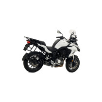 Silencieux Race-Tech ARROW - aluminium dark - embout carbone - homologué - BENELLI TRK 502 2017-2020 2