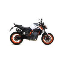 Silencieux Race-Tech ARROW - titane - embout carbone - homologué - KTM 790 DUKE 2018-2023 - 890 DUKE R 2020-2023