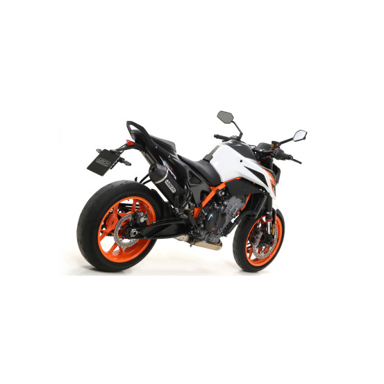 Silencieux Race-Tech ARROW - titane - embout carbone - homologué - KTM 790 DUKE 2018-2023 - 890 DUKE R 2020-2023