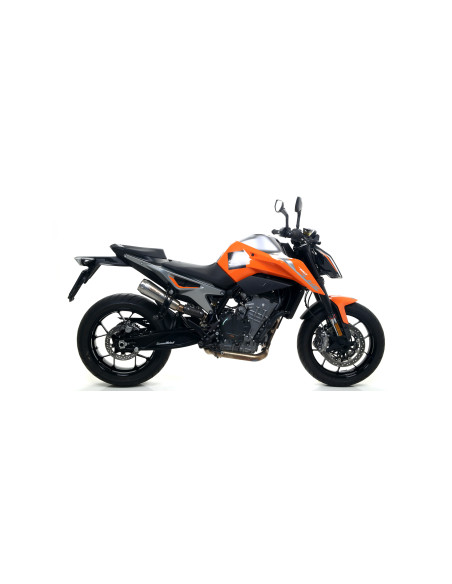 Silencieux Pro-Race ARROW - nichrome - homologué - KTM 790 DUKE 2018-2023 - 890 DUKE R 2020-2023
