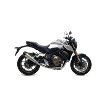 Silencieux X-Kone ARROW - inox - embout carbone - homologué - HONDA CB 650 R - CBR 650 R 2019-2023