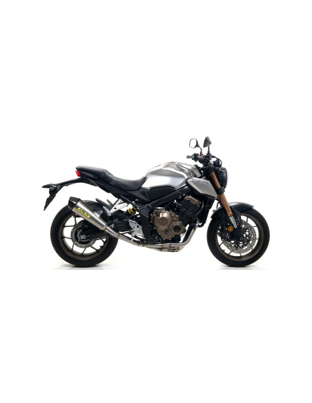 Silencieux X-Kone ARROW - inox - embout carbone - homologué - HONDA CB 650 R - CBR 650 R 2019-2023