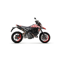 Paire de silencieux Pro-Race ARROW - nichrome dark - homologué - DUCATI 2