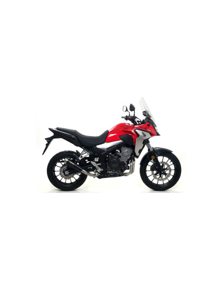 Silencieux Pro-Race ARROW - nichrome - homologué - HONDA CB 500 X 2019-2020