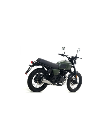 Silencieux Pro-Race ARROW - nichrome dark - homologué - BRIXTON BX 125 X / FELSBERG 125 X 2019-2020