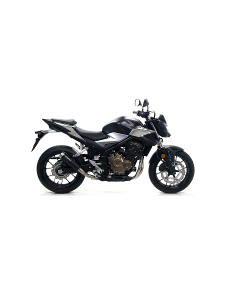 Silencieux Pro-Race ARROW - nichrome - homologué - HONDA CB 500 F - CBR 500 R 2019-2020