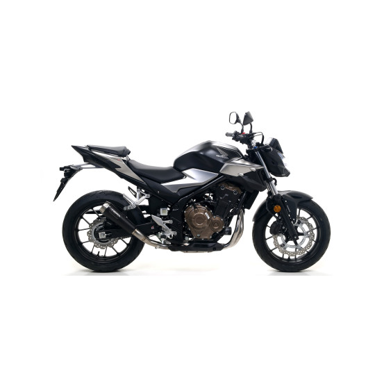 Silencieux Pro-Race ARROW - nichrome dark - homologué - HONDA CB 500 F - CBR 500 R 2019-2020