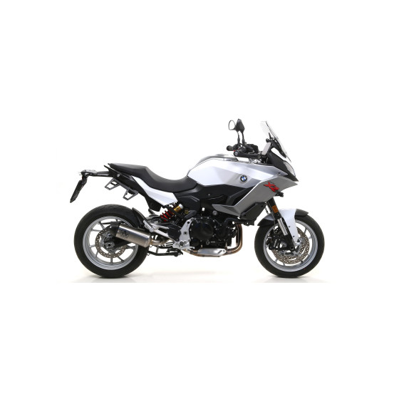 Silencieux Indy Race ARROW - aluminium dark - embout carbone - homologué - BMW F 900 R / F 900 XR 2020-2024