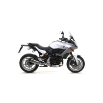 Silencieux Indy Race ARROW - titane - embout carbone - homologué - BMW F 900 R / F 900 R A2 - F 900 XR / F 900 XR A2 2020-2024