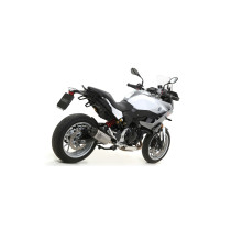 Silencieux Indy Race ARROW - titane - embout carbone - homologué - BMW F 900 R / F 900 R A2 - F 900 XR / F 900 XR A2 2020-2024 2