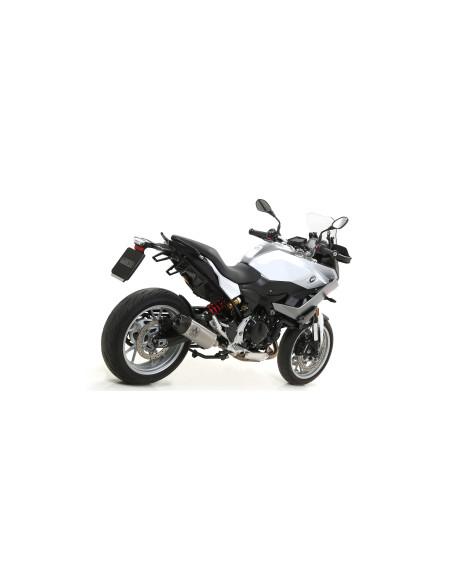 Silencieux Indy Race ARROW - titane - embout carbone - homologué - BMW F 900 R / F 900 R A2 - F 900 XR / F 900 XR A2 2020-2024