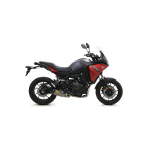 Silencieux Works ARROW - titane - embout carbone - homologué - YAMAHA TRACER 700 2020 - MT-07 - TRACER 7 2021-2024