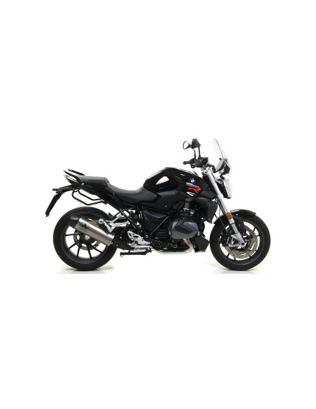 Silencieux Maxi Race-Tech ARROW - aluminium dark - embout carbone - homologué - BMW R 1250 R / RS 2019-2020