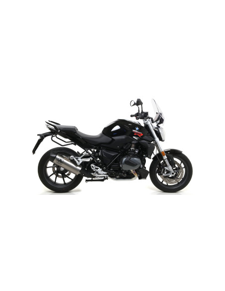 Silencieux Maxi Race-Tech ARROW - titane - embout carbone - homologué - BMW R 1250 R / RS 2019-2020