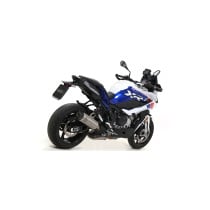 Silencieux Race-Tech ARROW - aluminium dark - embout carbone - homologué - BMW S 1000 XR 2020-2023 2