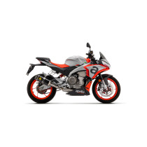 Silencieux Indy Race ARROW - aluminium dark - embout carbone - homologué - APRILIA RS 660 2020-2024 - TUONO 660 2021-2024
