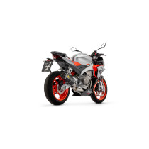 Silencieux Indy Race ARROW - aluminium dark - embout carbone - homologué - APRILIA RS 660 2020-2024 - TUONO 660 2021-2024 2