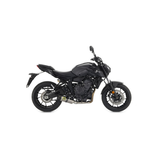 Silencieux Thunder ARROW - aluminium dark - embout inox - homologué - YAMAHA MT-07 2021-2024