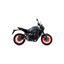 Silencieux Works nichrom ARROW - inox dark - embout carbone - homologué - YAMAHA MT-09 2021-2023
