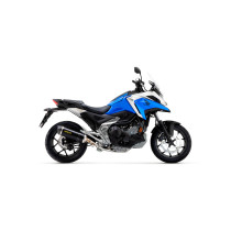 Silencieux Race-Tech ARROW - aluminium dark - embout carbone - homologué - HONDA NC 750 X 2021-2024