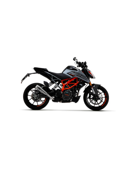 Silencieux Pro-Race ARROW - nichrome dark - homologué - KTM DUKE 125 - DUKE 390 2021-2023