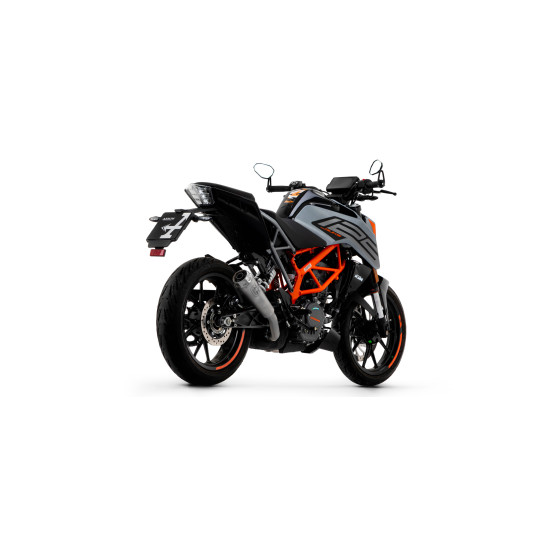 Silencieux Pro-Race ARROW - nichrome dark - homologué - KTM DUKE 125 - DUKE 390 2021-2023
