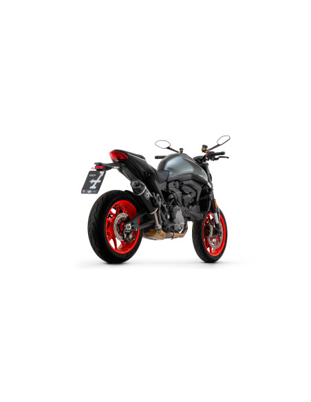 Silencieux Indy Race ARROW - aluminium dark - embout carbone - homologué - DUCATI MONSTER 937 2021-2024