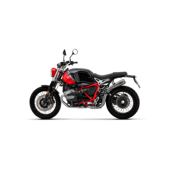 Silencieux Pro-Race ARROW - titane - embout inox - homologué - BMW R NINE T SCRAMBLER 2021-2024