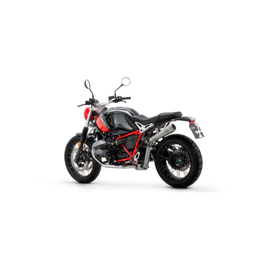 Silencieux Pro-Race ARROW - titane - embout inox - homologué - BMW R NINE T SCRAMBLER 2021-2024