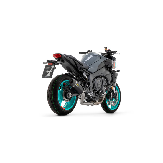 Silencieux Indy Race ARROW - aluminium dark - embout carbone - homologué - YAMAHA MT-10 2022-2024