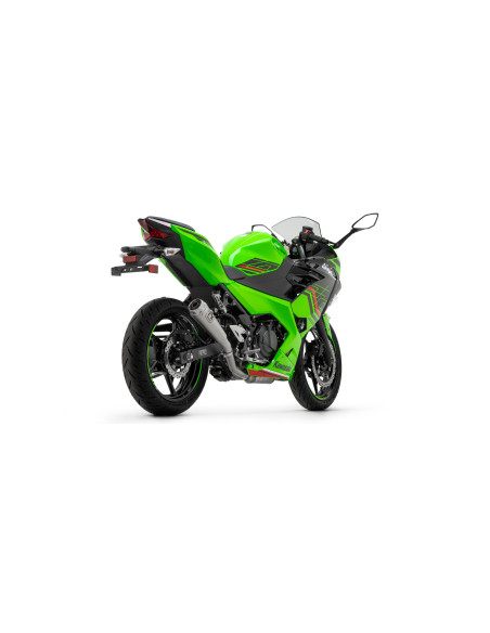 Silencieux Indy Race ARROW - aluminium dark - embout carbone - homologué - KAWASAKI NINJA 400 - Z 400 2023