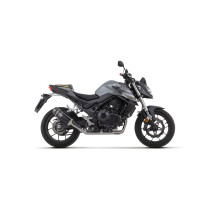 Silencieux Indy Race ARROW - aluminium dark - embout carbone - homologué - HONDA CB 750 HORNET 2023-2026