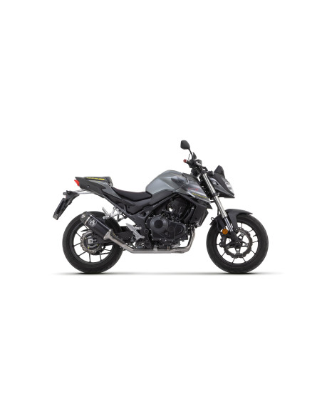 Silencieux Indy Race ARROW - aluminium dark - embout carbone - homologué - HONDA CB 750 HORNET 2023-2026
