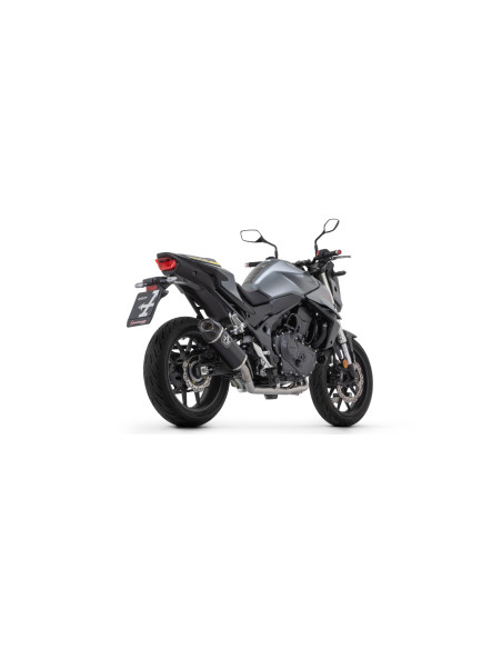 Silencieux Indy Race ARROW - aluminium dark - embout carbone - homologué - HONDA CB 750 HORNET 2023-2026