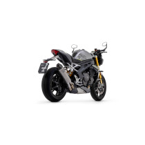 Silencieux Race-Tech ARROW - titane - embout carbone - homologué - TRIUMPH SPEED TRIPLE 1200 RS/RR 2021-2024 2