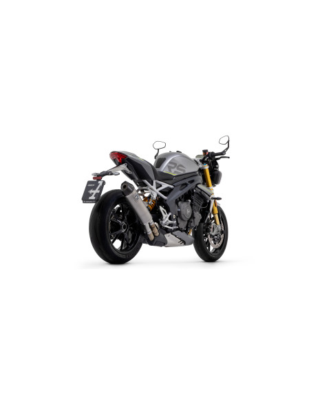 Silencieux Race-Tech ARROW - titane - embout carbone - homologué - TRIUMPH SPEED TRIPLE 1200 RS/RR 2021-2024