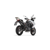 Silencieux Indy Race ARROW - aluminium dark - embout inox - homologué - BENELLI TRK 702 / 702X 2023-2026 2