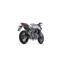 Silencieux Indy Race EVO ARROW - aluminium dark - embout carbone - homologué - HONDA CB 750 HORNET 2023-2026 2