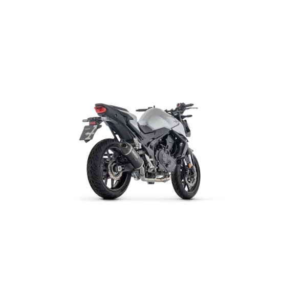 Silencieux Indy Race EVO ARROW - aluminium dark - embout carbone - homologué - HONDA CB 750 HORNET 2023-2026