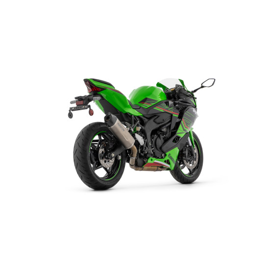 Silencieux Indy Race EVO ARROW - titane - embout carbone - homologué - KAWASAKI ZX-4R 2024-2026