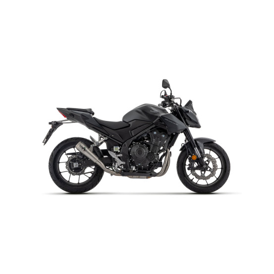 Silencieux Pro-Race ARROW - nichrome dark - homologué - HONDA CB 500 HORNET - NX 500 2024-2026